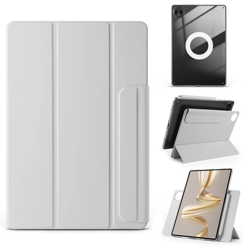 For Huawei MatePad Pro 12.2 (2024) Case Folding Stand Magnetic Leather Tablet Cover - Baby Blue-Cellmalls