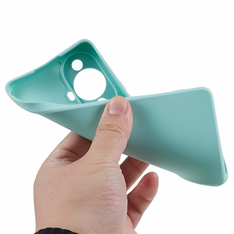 For Huawei nova 11 Pro / nova 11 Ultra Soft TPU Precise Cutout Phone Case Straight Edge Phone Cover - Light Green-Cellmalls