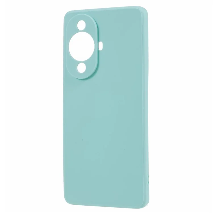 Straight Edge Phone Case for Huawei nova 11 / nova 12s 4G / nova 12 Lite 4G , Precise Cutout Anti-scratch TPU Cover - Light Green-Cellmalls