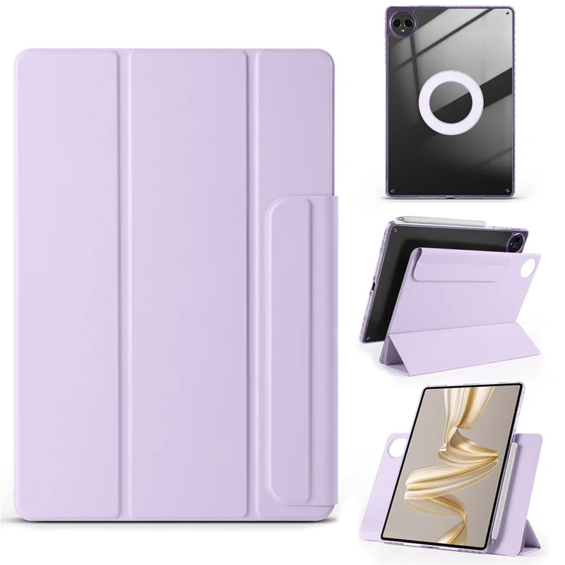 For Huawei MatePad Pro 12.2 (2024) Case Folding Stand Magnetic Leather Tablet Cover - Baby Blue-Cellmalls