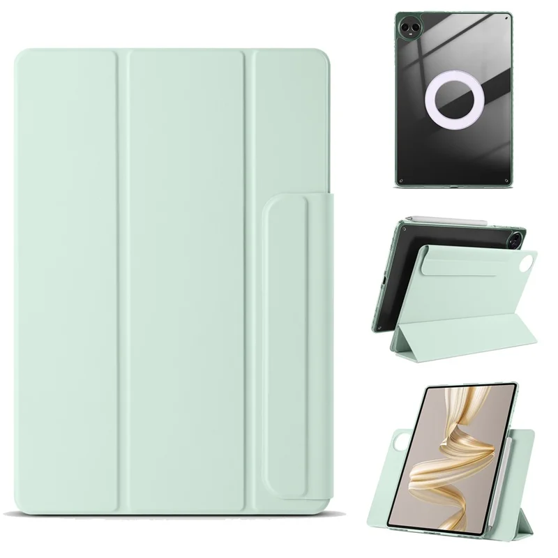 For Huawei MatePad Pro 12.2 (2024) Case Folding Stand Magnetic Leather Tablet Cover - Baby Blue-Cellmalls
