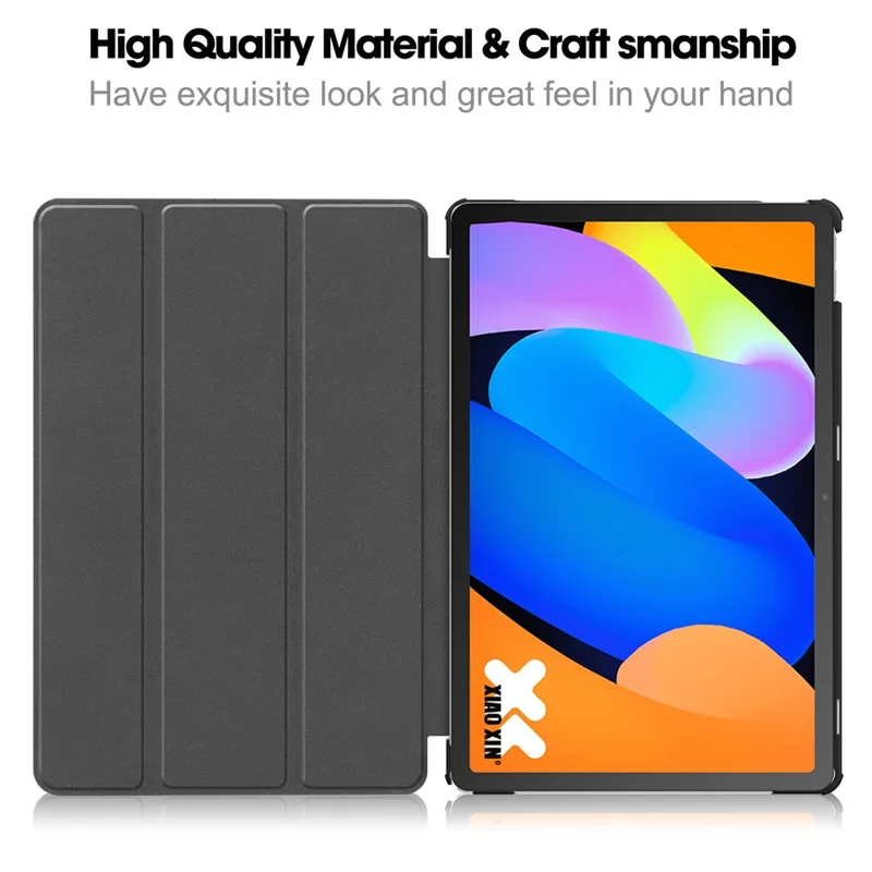 For Lenovo Idea Tab (TB336ZU  /  TB336FU)  /  Xiaoxin Pad 11 2025 Case Anti-Drop Leather Stand Tablet Cover - Black-Cellmalls