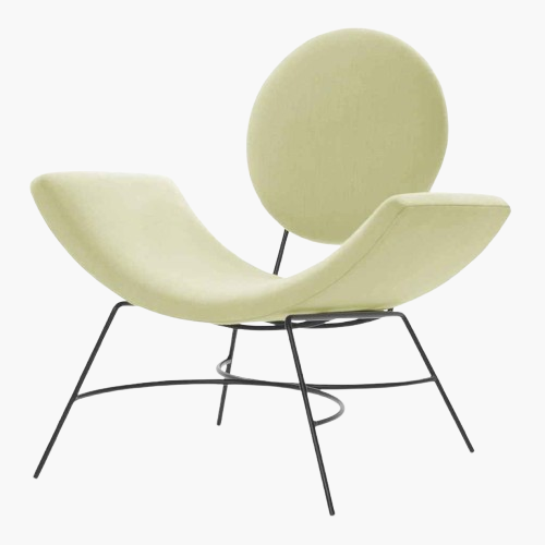 Irregular Half Moon Leisure Chair