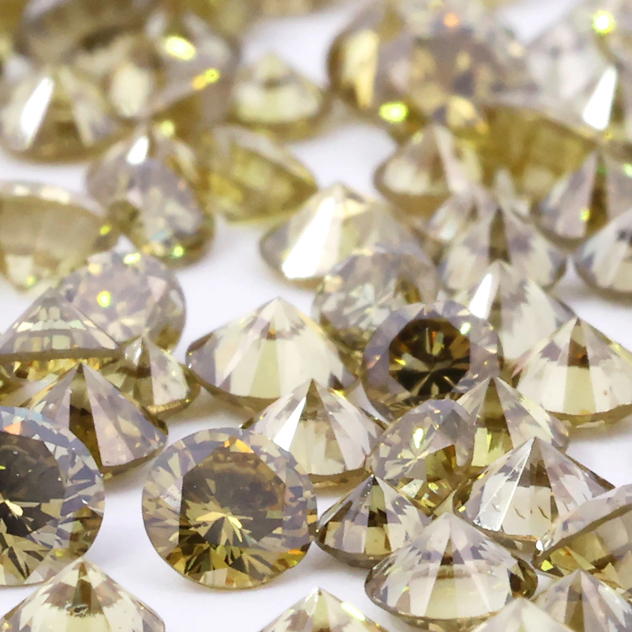 Bespoke Melee Diamond Orders, 0.005ct - 0.02ct Range  Medium Olive Melee Diamonds