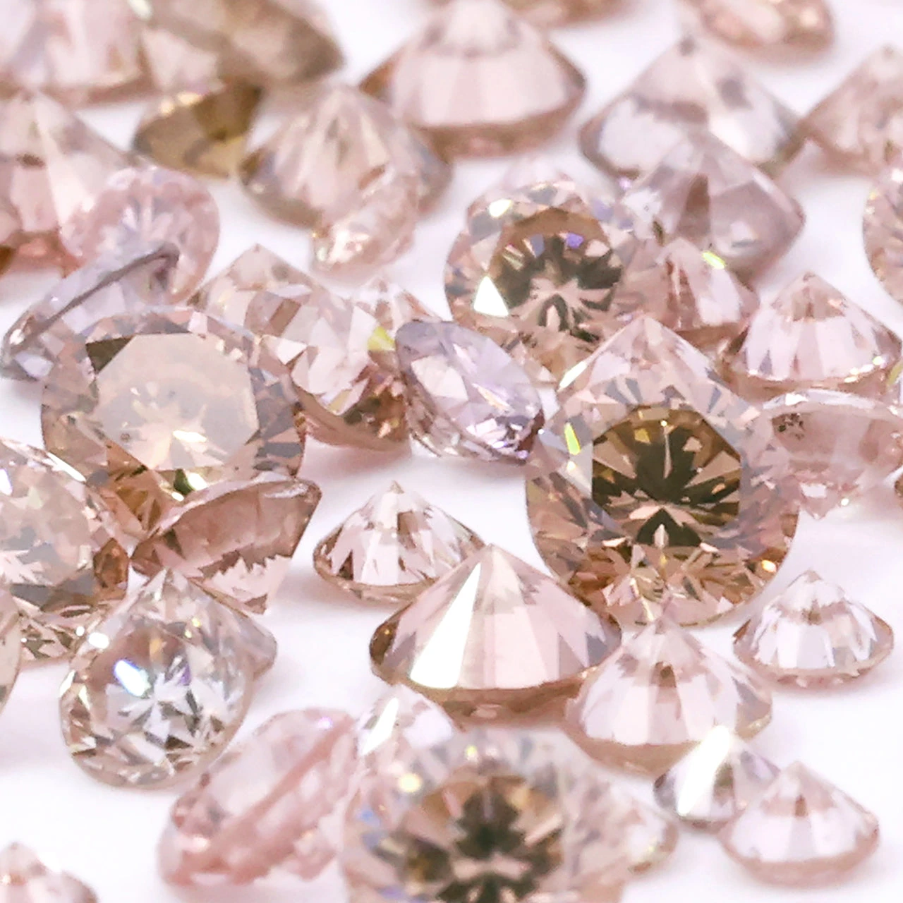 Dark Burgundy melee diamond Certified Lab Melee Diamonds, 0.005ct - 0.03ct Carat Range | D-F/VVS-VS