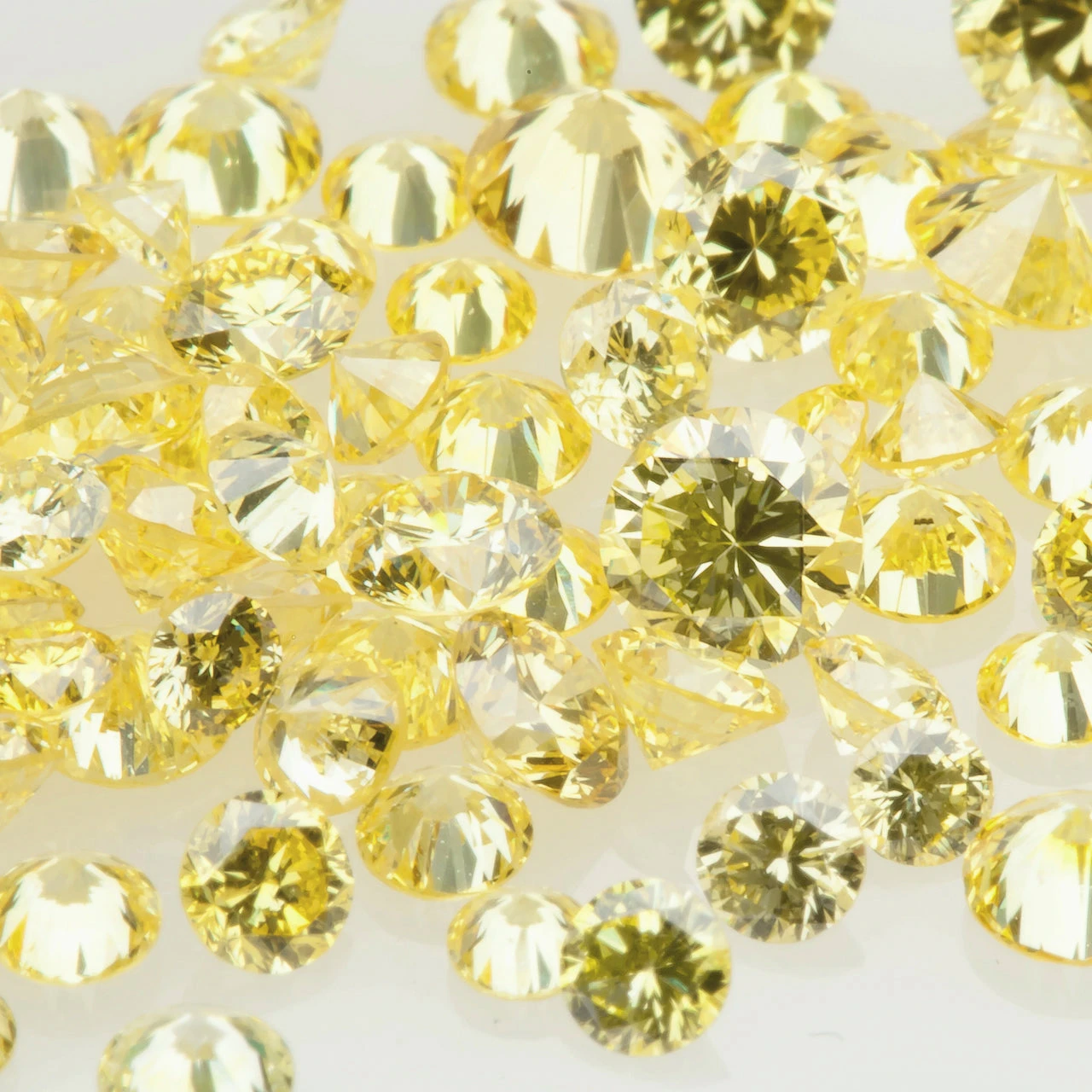 Canary G-H Color Melee Diamonds, 0.05ct - 0.08ct Range | Wholesale