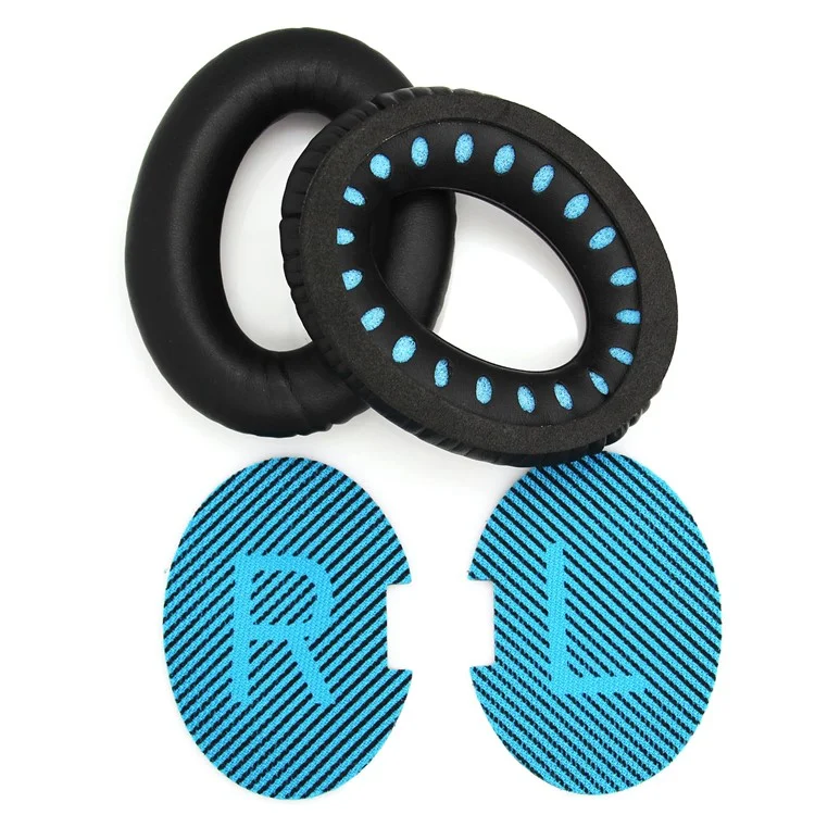 JZF-63 1 Pair for Bose QuietComfort 35 / QuietComfort 25 / QuietComfort Headphone Replacement Earpads Ear Cushion - Black-Cellmalls