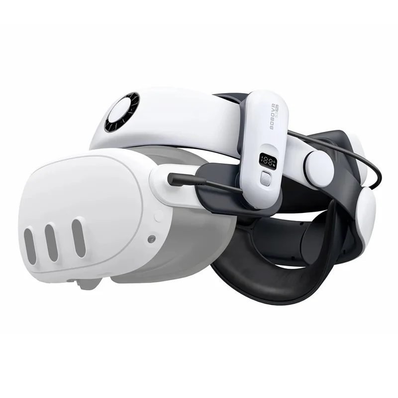 BOBOVR S3 Pro For Meta Quest 3S / 3 Battery Head Strap with 10000mAh Replaceable Battery Pack-Cellmalls
