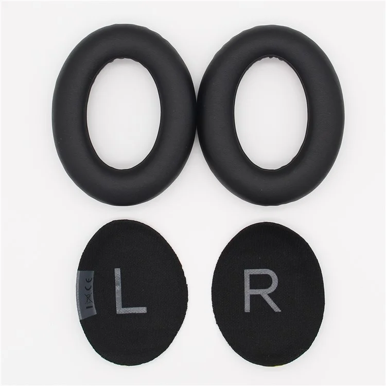 For Bose 700 / NC700 Bluetooth-compatible Headphone 1 Pair Replacement Protein Leather Earpads Ear Cushions - Black-Cellmalls