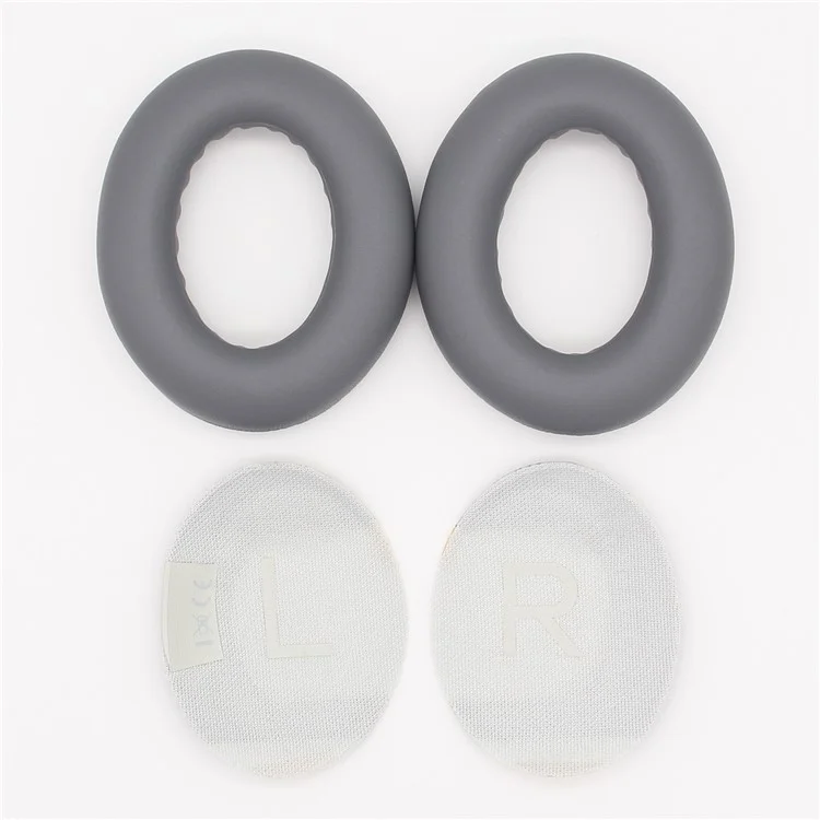 For Bose 700/NC700 Bluetooth-compatible Headphone 1 Pair Replacement Protein Leather Earpads Ear Cushions - Grey-Cellmalls