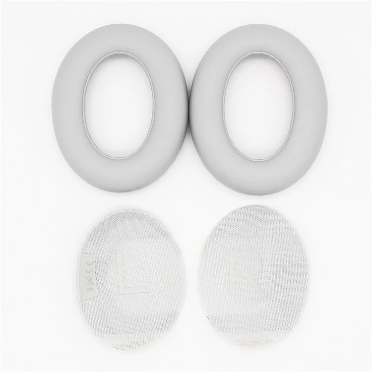 For Bose 700/NC700 Bluetooth-compatible Headphone 1 Pair Replacement Protein Leather Earpads Ear Cushions - White-Cellmalls