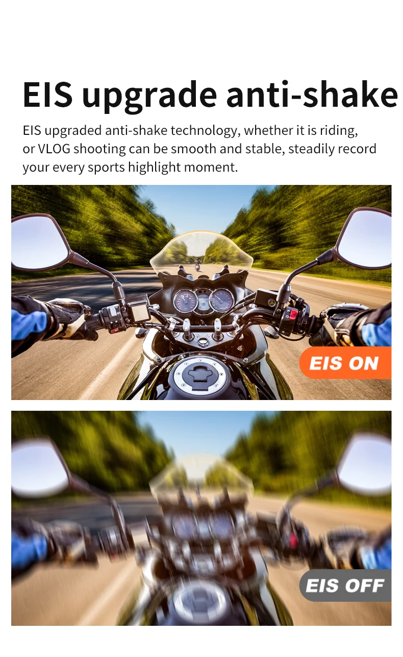 V5 5K WiFi EIS Anti-shake Action Camera 30m Waterproof Dual Screen Sports Camera-Cellmalls