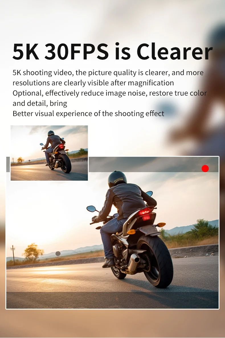 V5 5K WiFi EIS Anti-shake Action Camera 30m Waterproof Dual Screen Sports Camera-Cellmalls