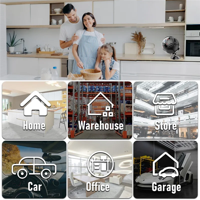 L30 Intelligent WiFi Camera Home Security Real Time Playback Panoramic View Phone Monitoring Camera-Cellmalls