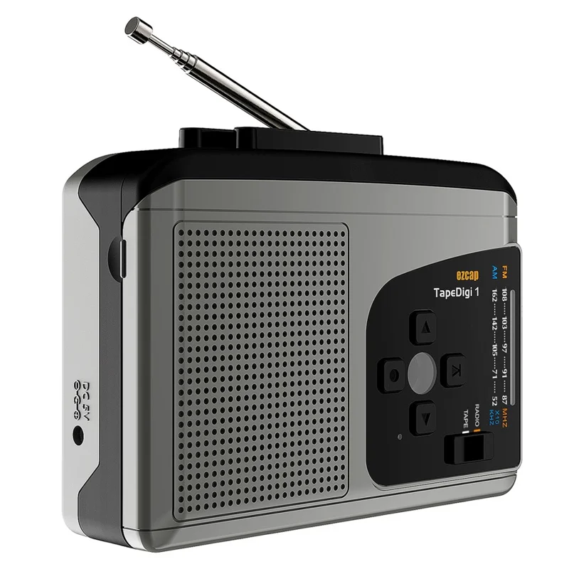 EZCAP 234 Cassette Tape to MP3 Save to TF Card Stereo Converter Cassette Tape Player AM / FM Radio-Cellmalls