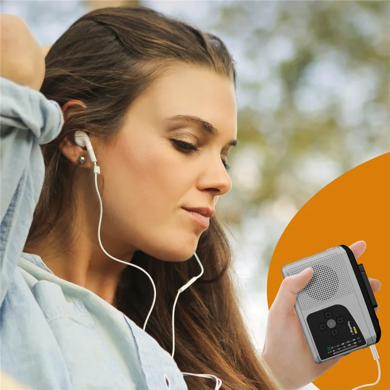 EZCAP 234 Cassette Tape to MP3 Save to TF Card Stereo Converter Cassette Tape Player AM / FM Radio-Cellmalls