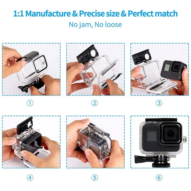 54-in-1 Accessories Kit for GoPro Hero 12 11 10 9 Waterproof Case Silicone Cover Tempered Glass Flim-Cellmalls