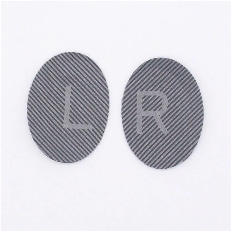 JZF-236 For Bose QC25/QC15/QC35 Ear Pads Foam Protein Leather Ear Cushions 1Pair Replacement Headset Ear Cups - Silver-Cellmalls
