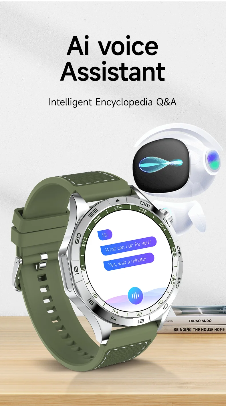 LM01 2+16G 1.43-inch AMOLED Smart Watch 4G SIM Card Android 8.1 Smart Sport Watch, for Europe Asia Africa - Green-Cellmalls