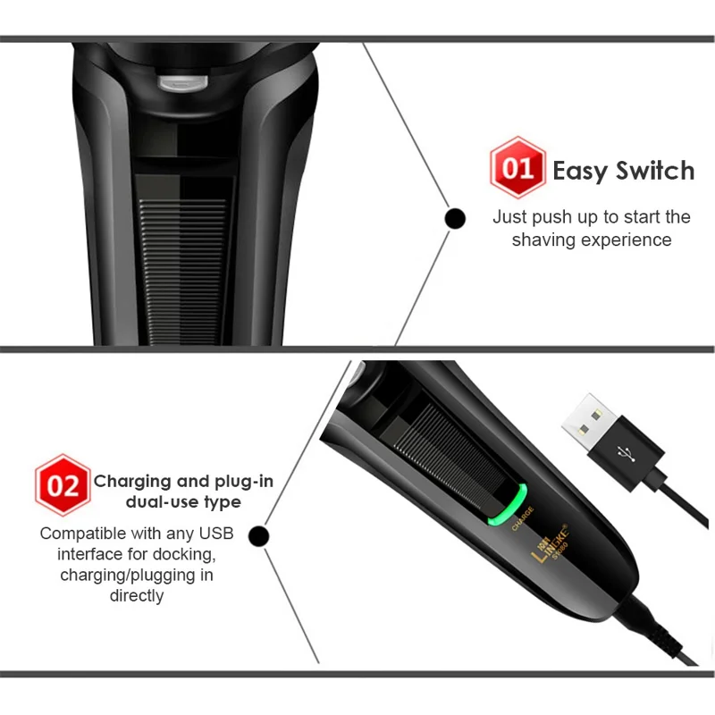 Shaver Design 1080P HD Mini WiFi Camera Video Recorder DVR Electric Razor Home Security Wireless IP Camera-Cellmalls