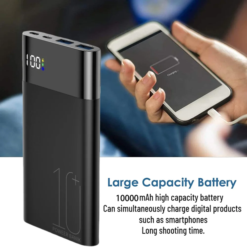 10000mAh Power Bank Motion Detection 1080P HD 2.4G WiFi Home Security Camera-Cellmalls