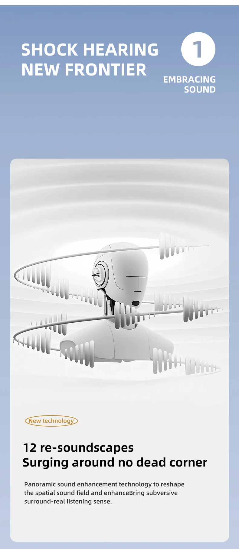 M88 Ear Clip Wireless Bluetooth-Compatible Headset Stereo Sound IPX4 Sweatproof Sports Earphones - Nude-Cellmalls