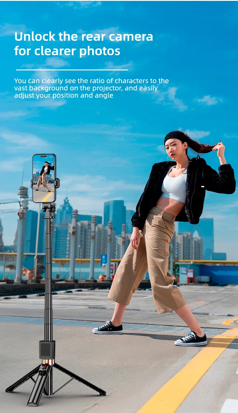 CL07 Wireless Phone Rear Camera Selfie Screen Mirroring Device Image Display Monitor Screen-Cellmalls