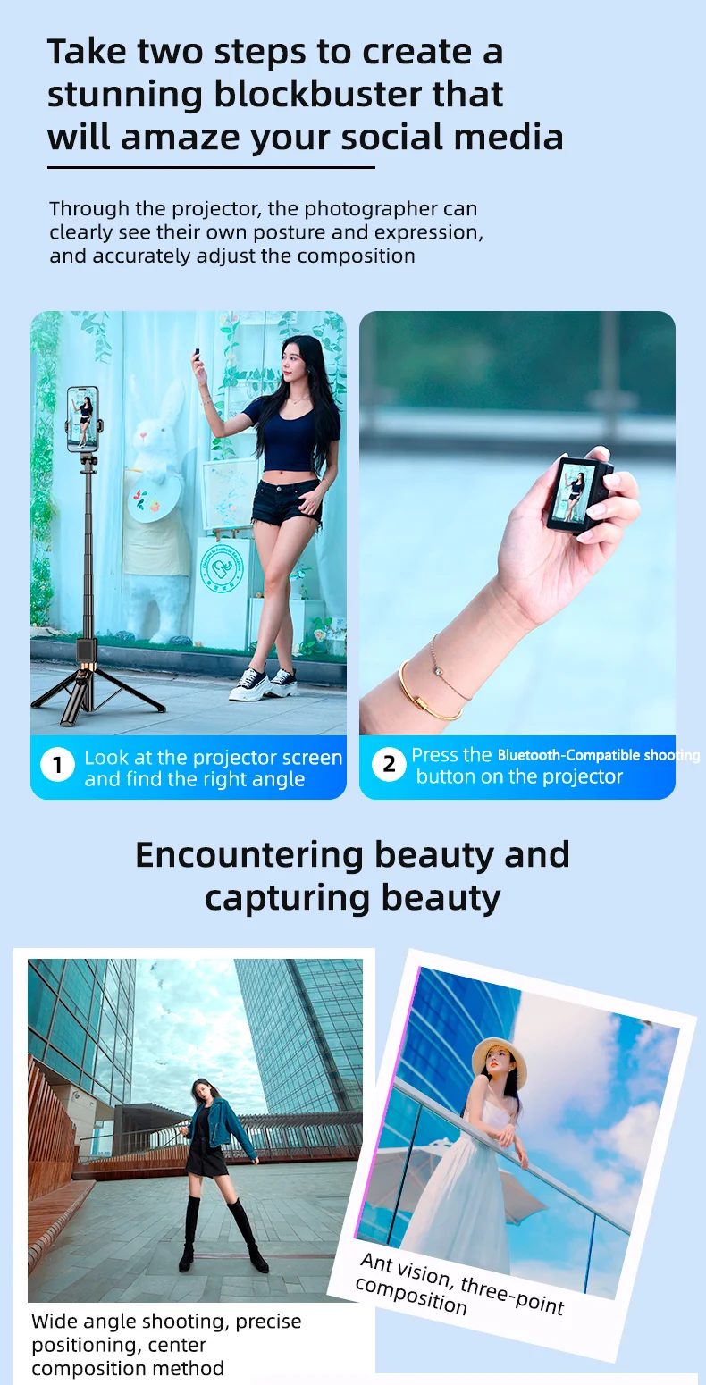 CL07 Wireless Phone Rear Camera Selfie Screen Mirroring Device Image Display Monitor Screen-Cellmalls