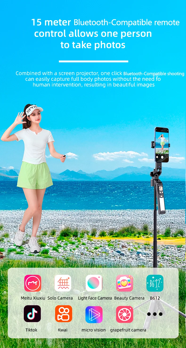 CL07 Wireless Phone Rear Camera Selfie Screen Mirroring Device Image Display Monitor Screen-Cellmalls