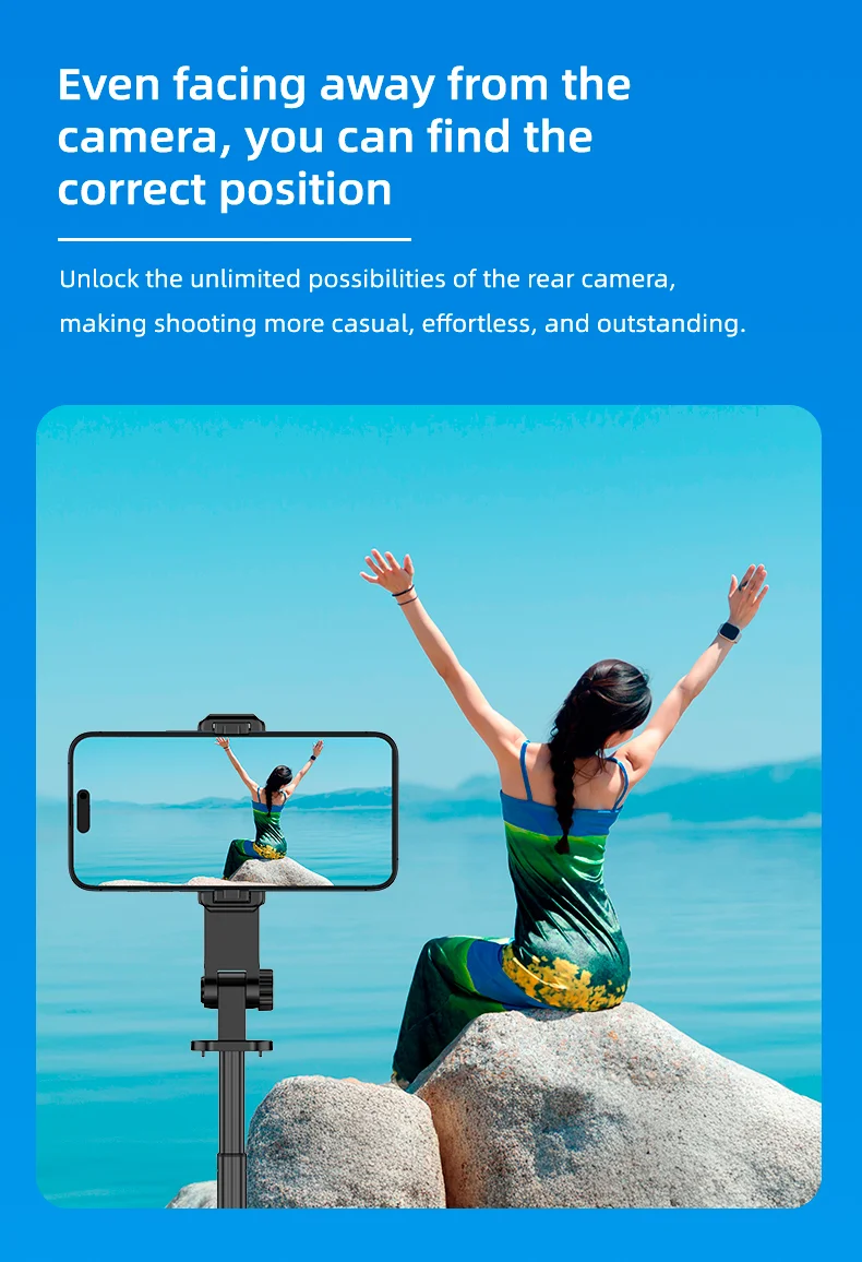 CL07 Wireless Phone Rear Camera Selfie Screen Mirroring Device Image Display Monitor Screen-Cellmalls