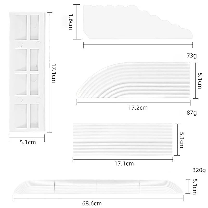 Threshold Bars Ramp Mat for Ecovacs Narwal Roborock Mijia iRobot Sweeping Robot Vacuum Cleaner Accessories - Black-Cellmalls