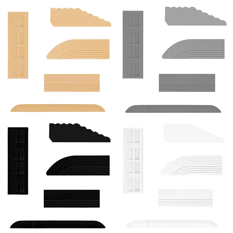 Threshold Bars Ramp Mat for Ecovacs Narwal Roborock Mijia iRobot Sweeping Robot Vacuum Cleaner Accessories - Black-Cellmalls