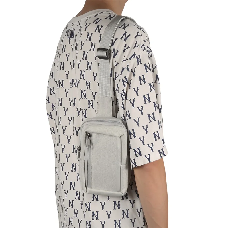 6.5'' / 6.9'' / 7.2'' Chest Shoulder Bag Phone Bag Water Resistant Nylon Casual Shoulder Backpack Sling Travel Bag - Beige-Cellmalls