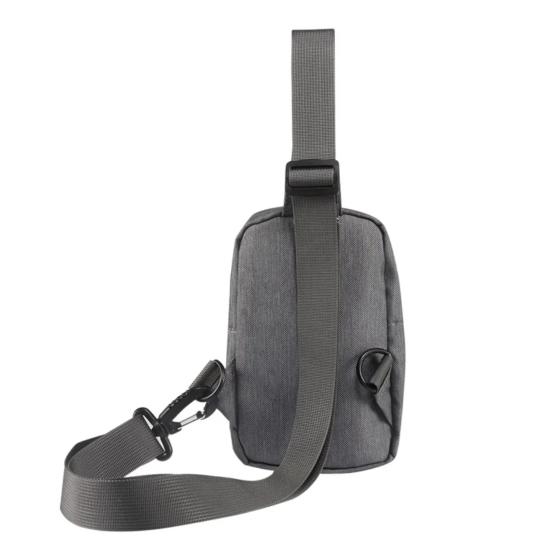 6.5'' / 6.9'' / 7.2'' Chest Shoulder Bag Phone Bag Water Resistant Nylon Casual Shoulder Backpack Sling Travel Bag - Dark Grey-Cellmalls