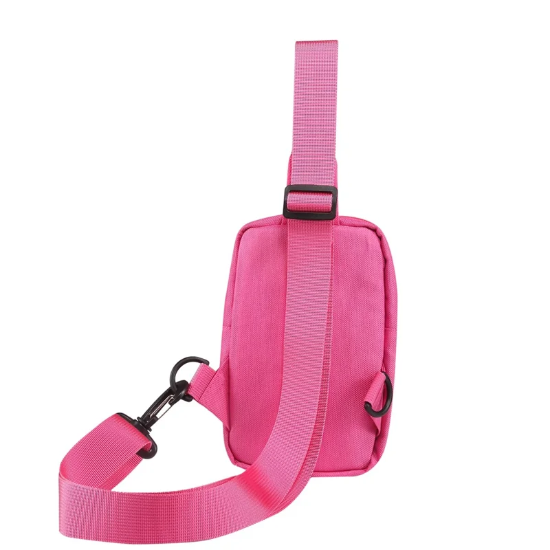 6.5'' / 6.9'' / 7.2'' Chest Shoulder Bag Phone Bag Water Resistant Nylon Casual Shoulder Backpack Sling Travel Bag - Peach Red-Cellmalls
