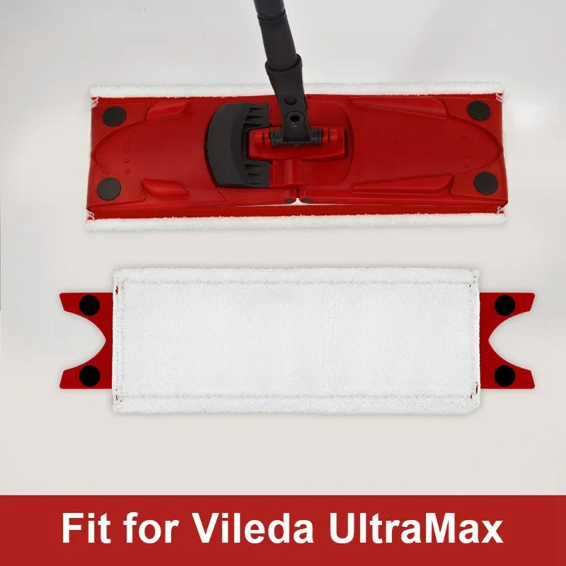 For Vileda Ultramax Microfiber Mop Cloth Reusable Floor Mop Pad Replacement Part-Cellmalls