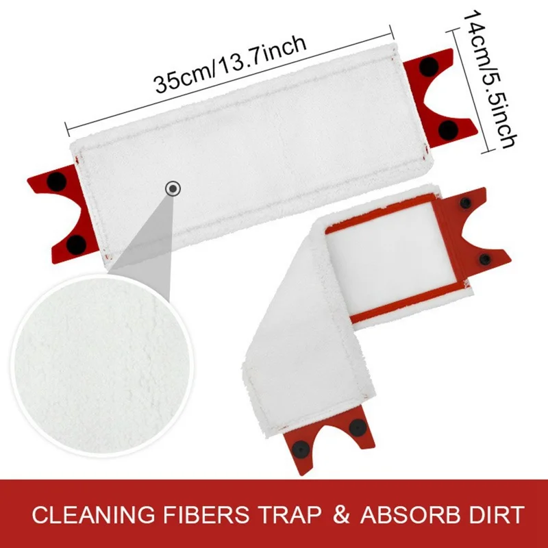 For Vileda Ultramax Microfiber Mop Cloth Reusable Floor Mop Pad Replacement Part-Cellmalls