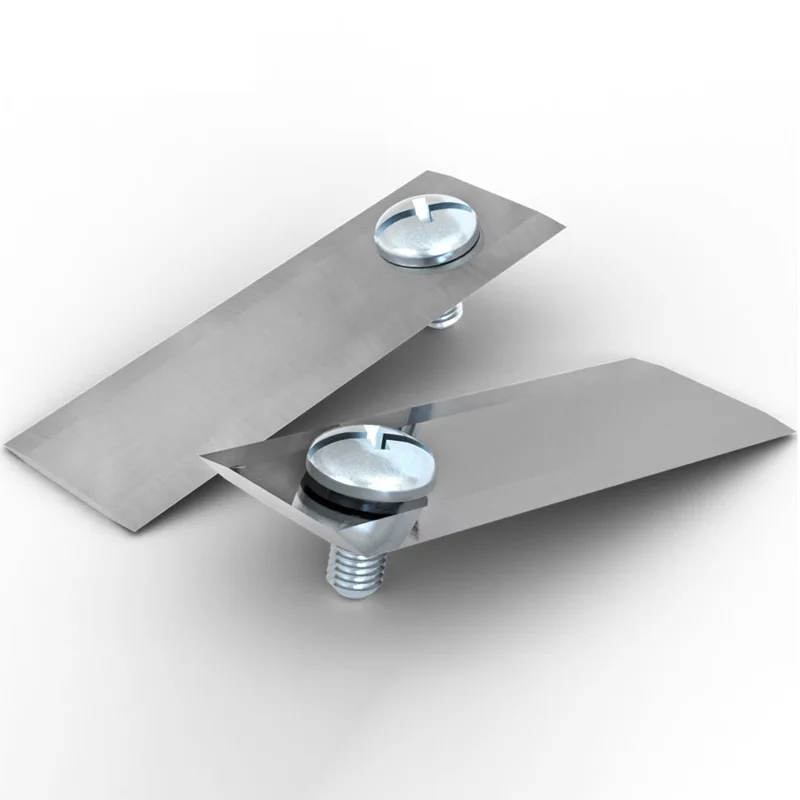 30Pcs Blades for Stiga Lawn Mower Single Hole Stainless Steel Grass Cutter Replacement Parts , 44.5 x 16mm-Cellmalls