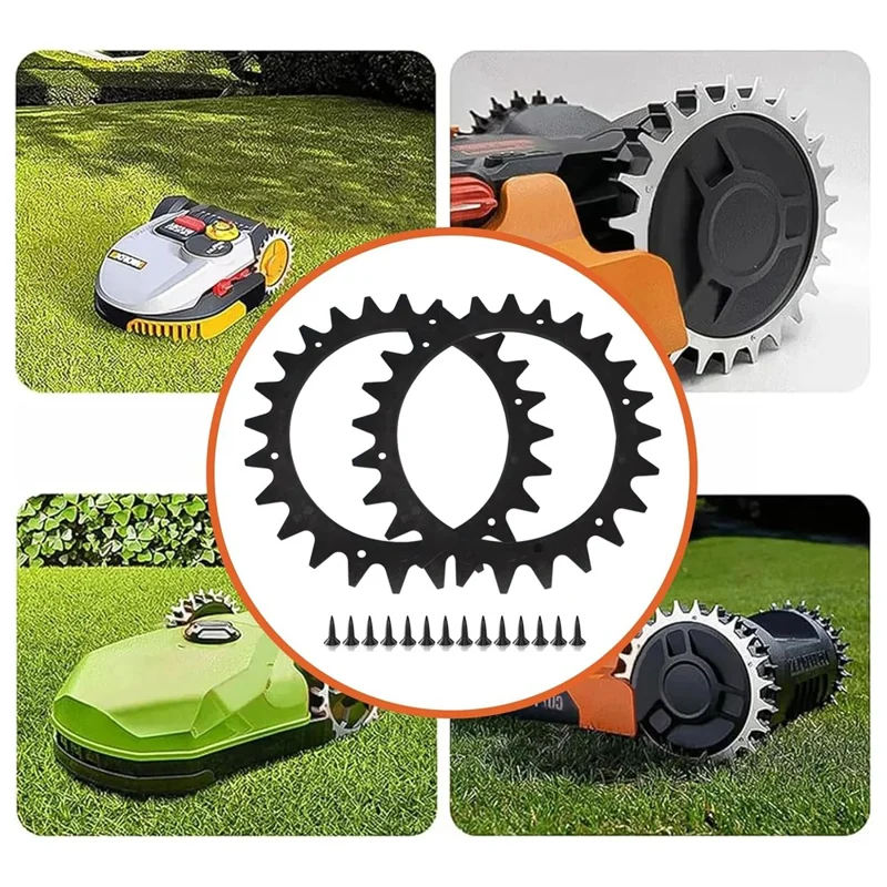 RSWL-01 For Worx Landroid S / M Series Lawn Mower 2 Spikes + 14 Self-Tapping Screws-Cellmalls