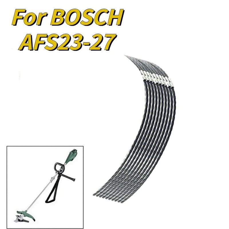 10PCS For Bosch AFS 23-37 Lawn Mower Nylon Line Trimming Wire with Buckle F016800431-Cellmalls
