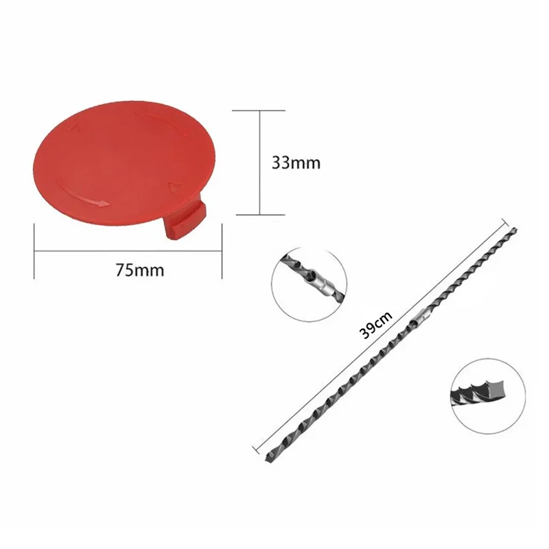 10PCS For Bosch AFS 23-37 Lawn Mower Nylon Line Trimming Wire with Buckle F016800431-Cellmalls