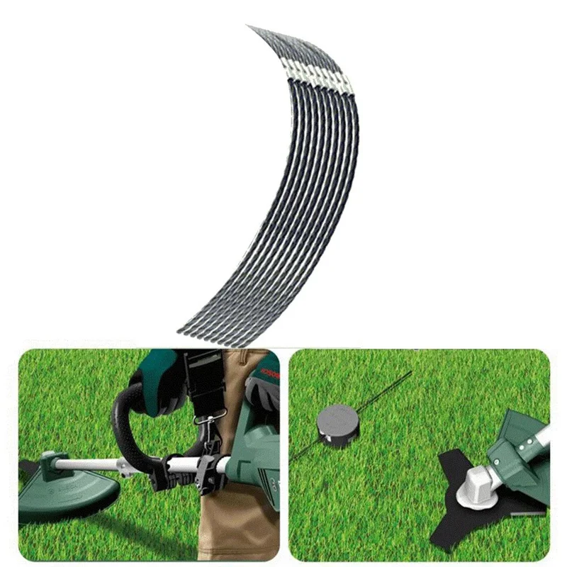 10PCS For Bosch AFS 23-37 Lawn Mower Nylon Line Trimming Wire with Buckle F016800431-Cellmalls