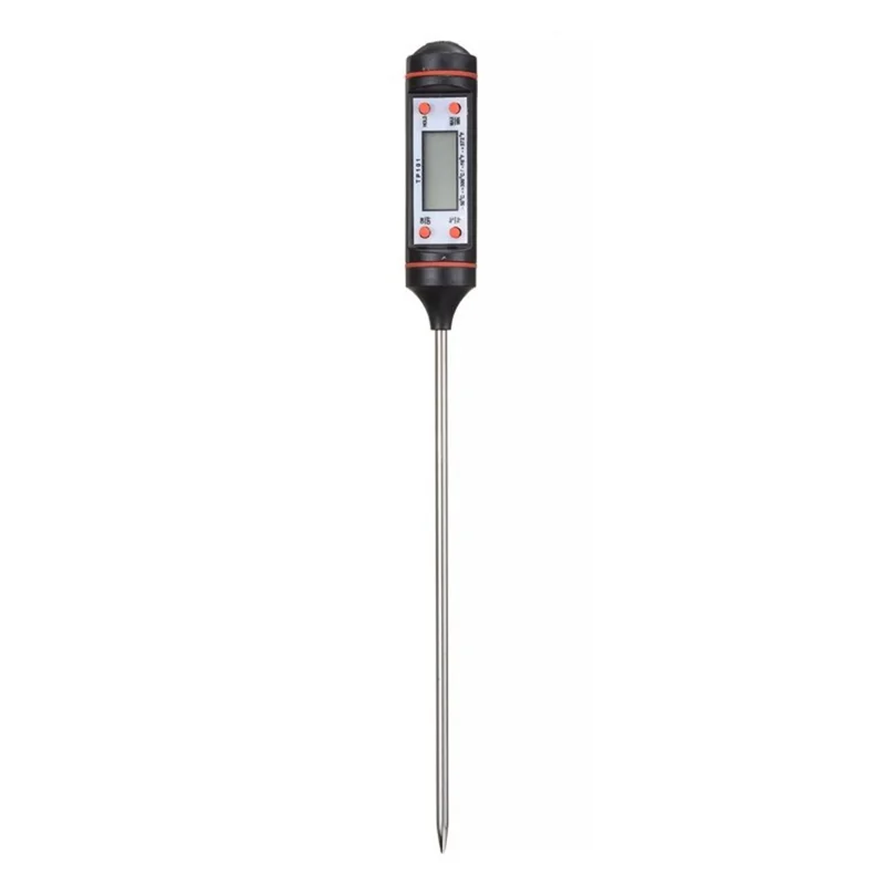 TP101 Digital Food Thermometer Long Probe Electronic Digital Thermometer BBQ Temperature Measuring Tool-Cellmalls