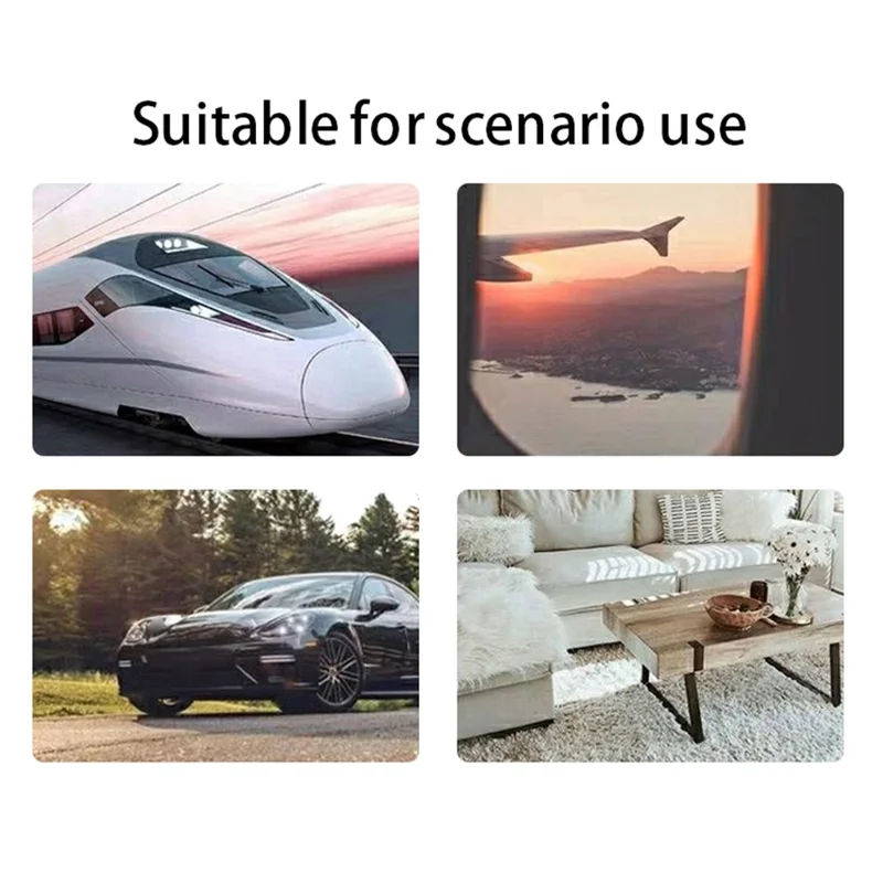 ZJM-020 Home Travel PVC Flocking Flight Sleeping Footrest Cushion Airplane Car Bus Inflatable Foot Rest Pad - Dark Grey-Cellmalls