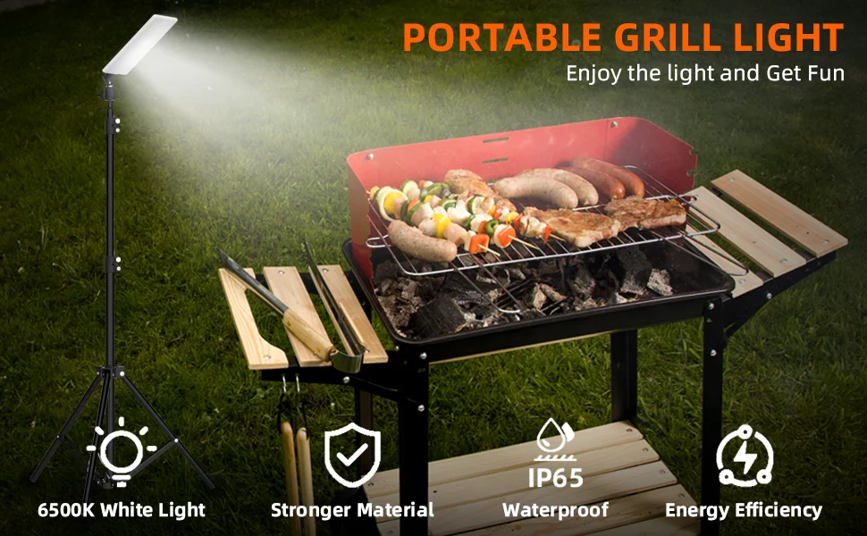 Multifunctional Outdoor Camping Lamp USB Powered Tripod Stand Photography Lamp Stall Work Light-Cellmalls