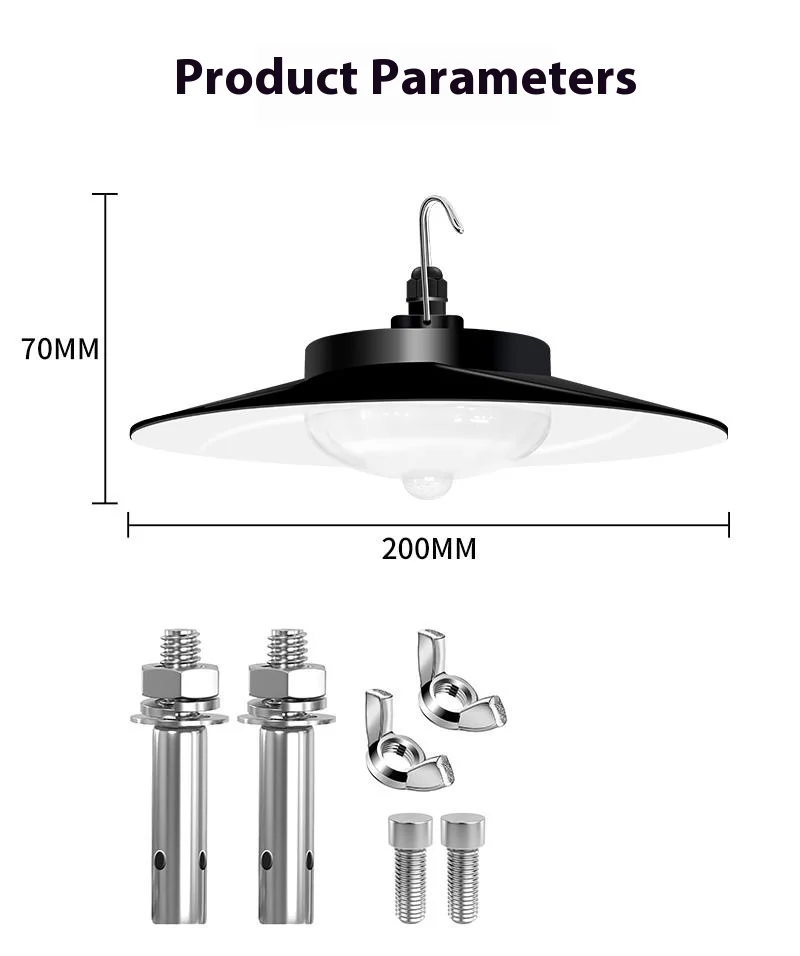 Style B 336 LED 4 Heads Solar Powered Hanging Light IP65 Waterproof Outdoor Motion Sensor Lamp - Warm White-Cellmalls