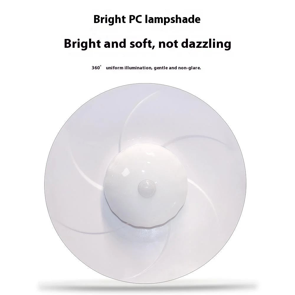 Style B 336 LED 4 Heads Solar Powered Hanging Light IP65 Waterproof Outdoor Motion Sensor Lamp - Warm White-Cellmalls