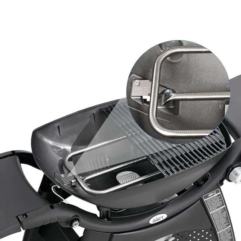 65032 Grill Burner Tube for Weber Q3200 / 3000 / 320 / 300 Stainless Steel Burner Pipe Spare Part-Cellmalls