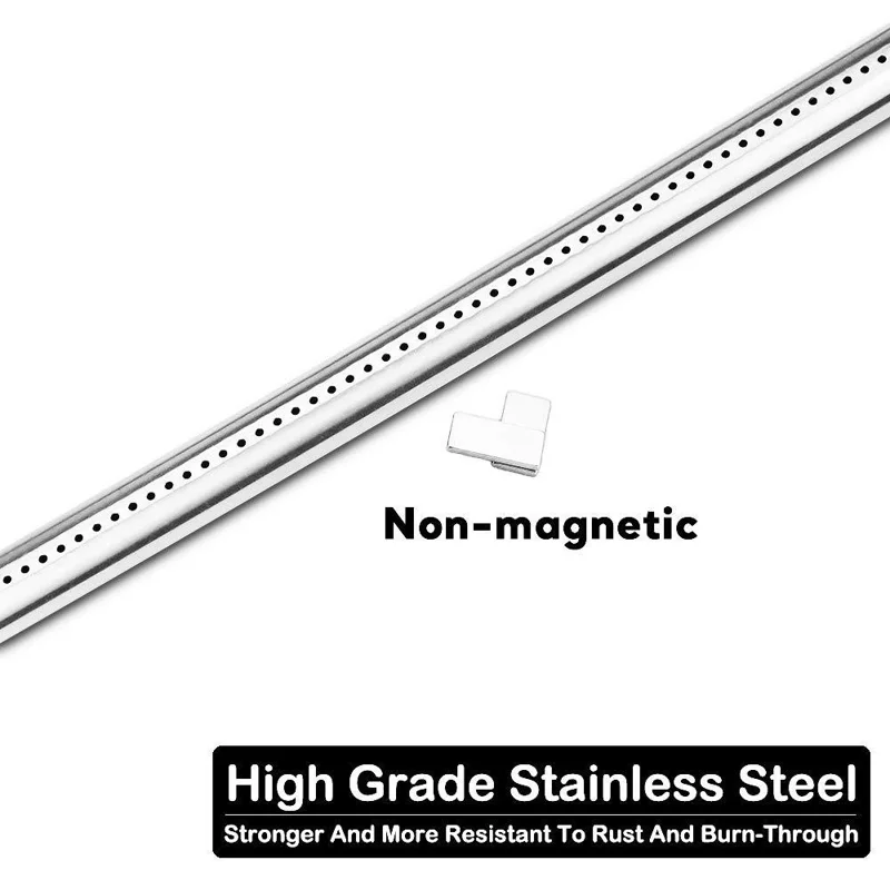 65032 Grill Burner Tube for Weber Q3200 / 3000 / 320 / 300 Stainless Steel Burner Pipe Spare Part-Cellmalls