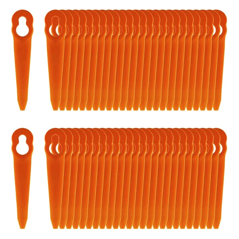100Pcs for STIHL Polycut 2-2 ABS Cutting Blades Lawn Mower Replacement Parts-Cellmalls